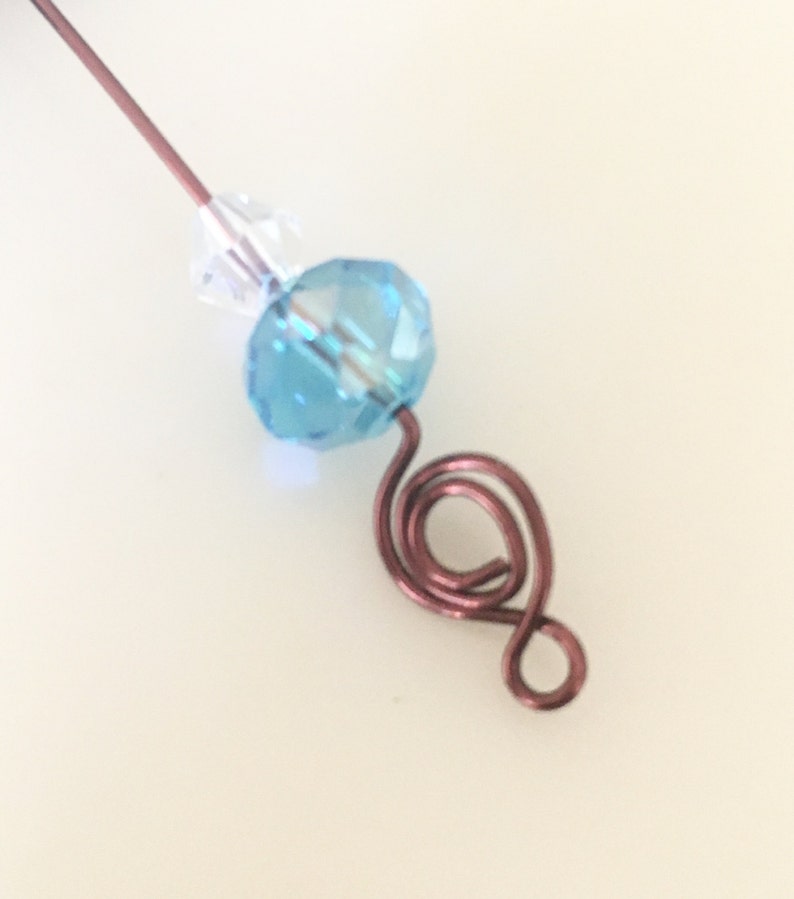 Handmade Fancy Head Pins Jewelry Supplies Findings Earring DIY Kit Copper Earwires image 5