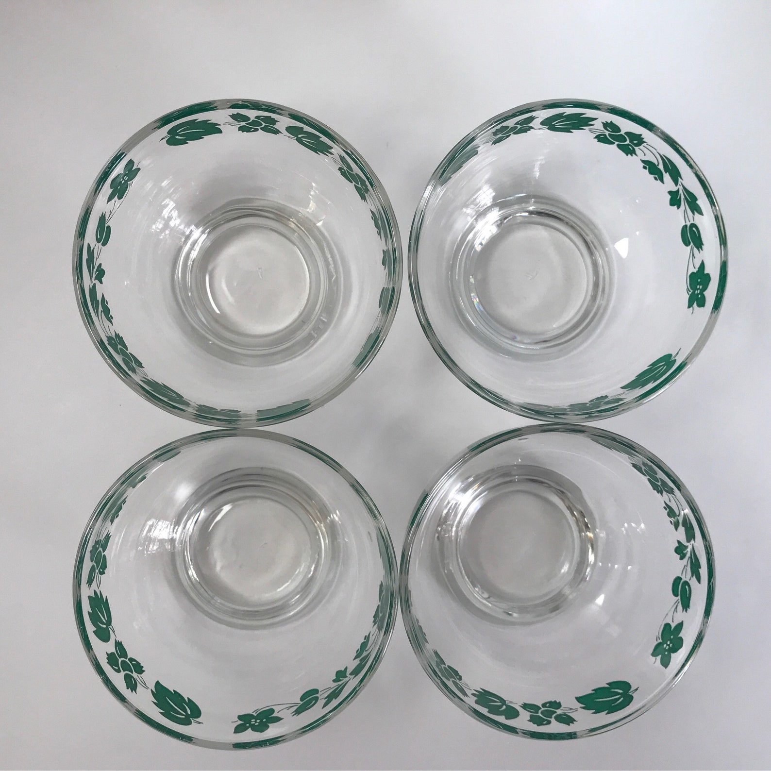 Vintage Glass Dessert Dishes