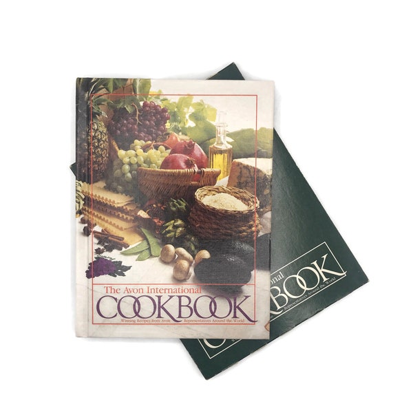 Vintage Cookbook, The Avon International Cookbook, From Avon Representatives Around the World, International Recipes, Hardcover Slipcase,