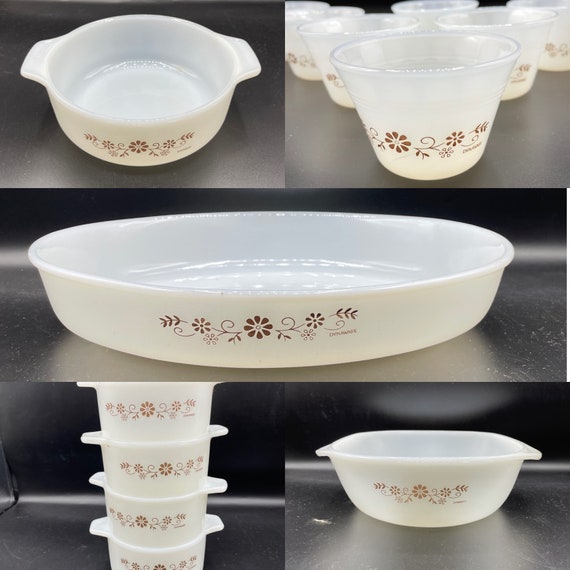 Details about   Vintage Dynaware Termocrisa 10 1/4" x 8" x 2" Casserole Dish w/ Daisy Pattern 