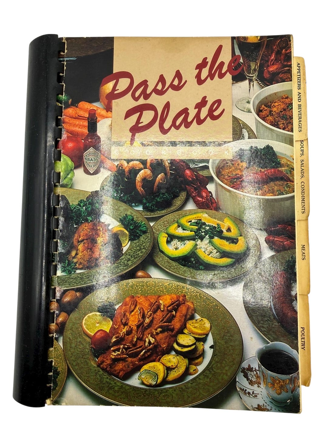 Vintage Baton Rouge Community Cookbook, Pass the Plate, Local Louisiana ...