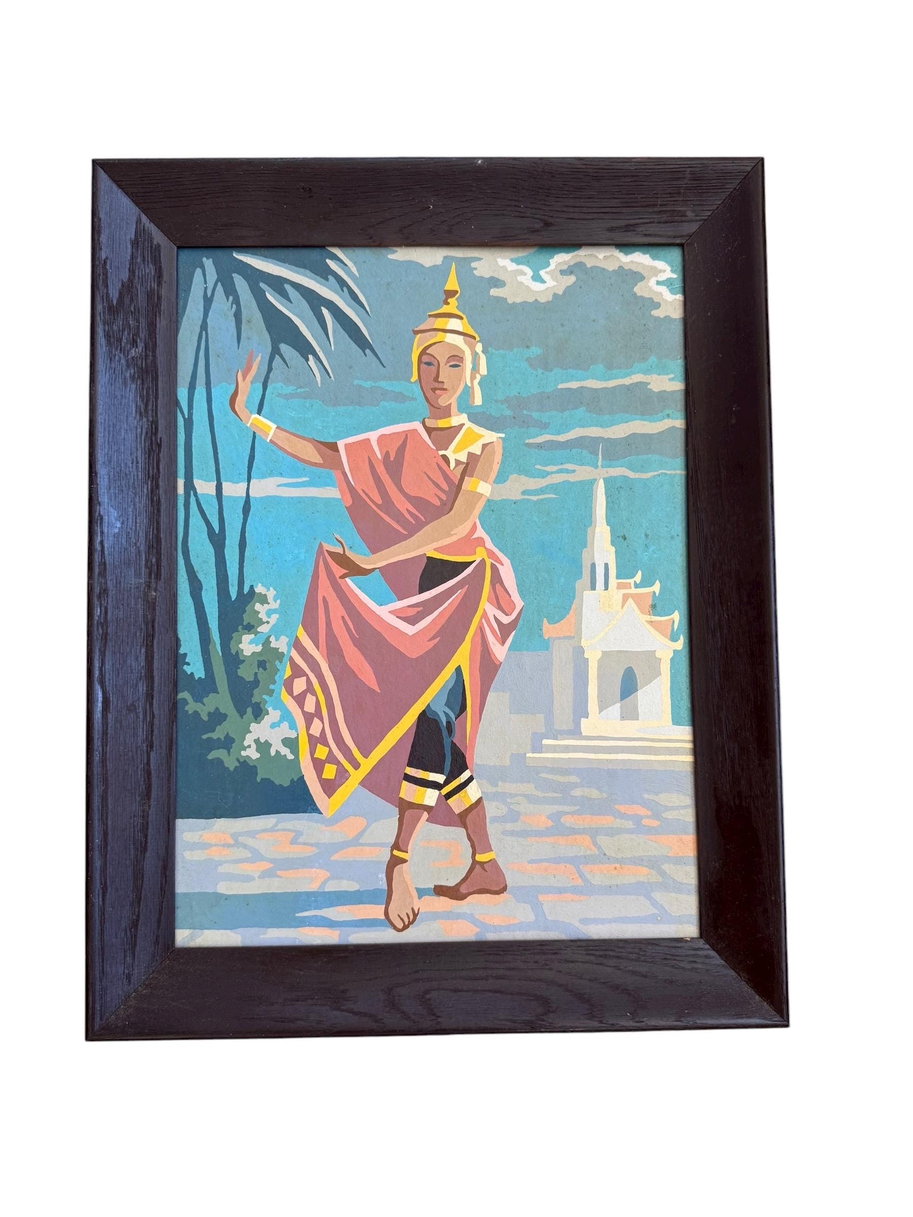 Thai Dancer Framed - Etsy