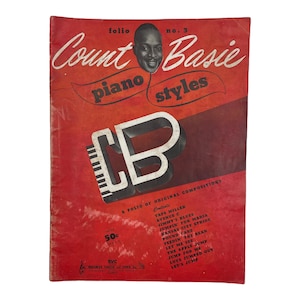 Vintage 1945 Count Basie Piano Music Folio No. 3