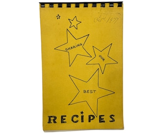 Libro de cocina comunitaria vintage de los años 70: Recetas de la Iglesia Metodista de Connecticut