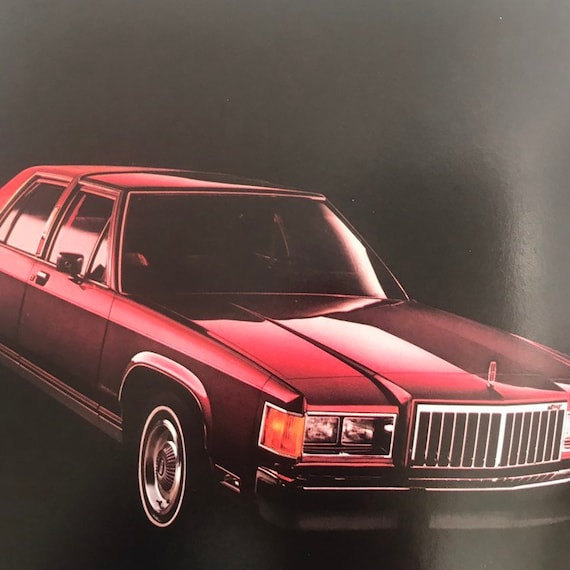 1983 Mercury Grand Marquis Car Brochure: Vintage Automotive