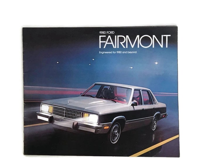 1980 Ford Fairmont Car Dealer Brochure 1980s Auto Vintage Car Etsy