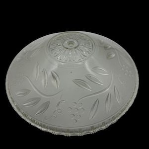 Frosted Glass Ceiling Light Cover, Vintage Glass - Etsy