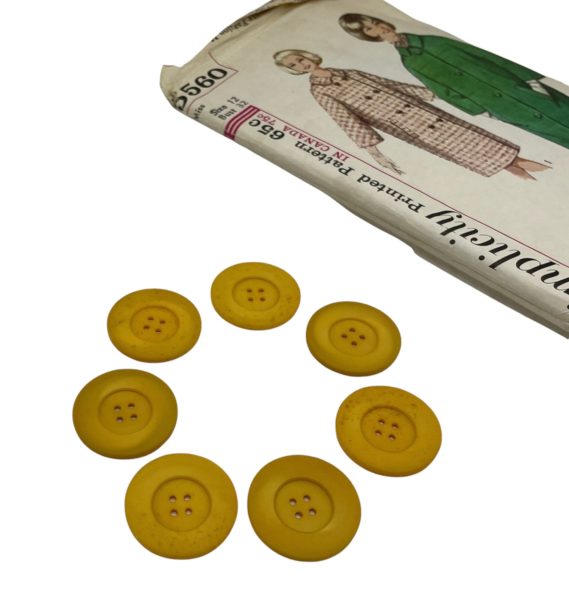 Amazon.co.jp: Clover くるみボタン・ブローチセット サークル40