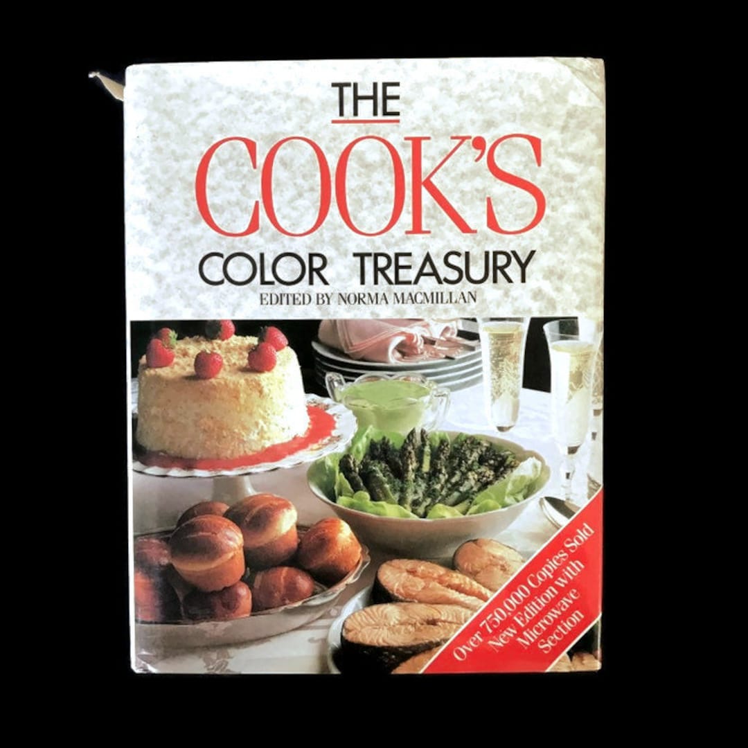 Vintage Cookbook, the Cooks Color Treasury, Large Pictorial Cook Book ...