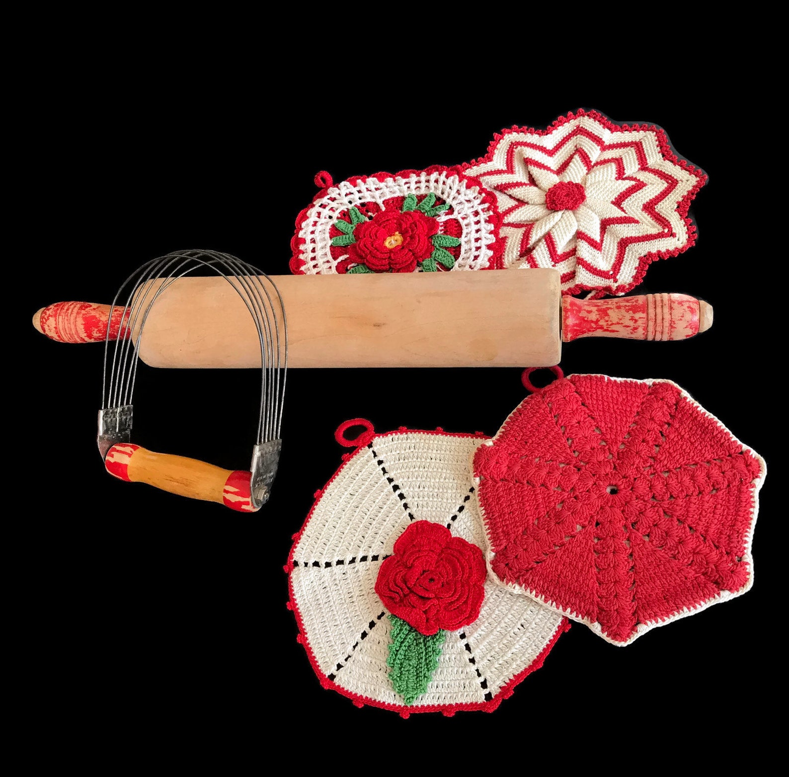 Vintage Kitchen Utensils Instant Collection Kitchen Decor Etsy