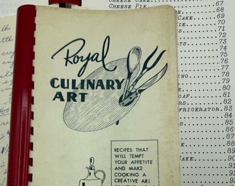 Libro de cocina comunitaria de la década de 1960: Royal McBee Girls Club, New Britain, CT