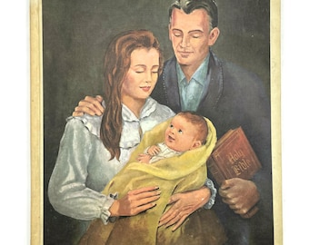 Vintage 1960s Our Christian Heritage Christian Family Treasury Book: Never Used