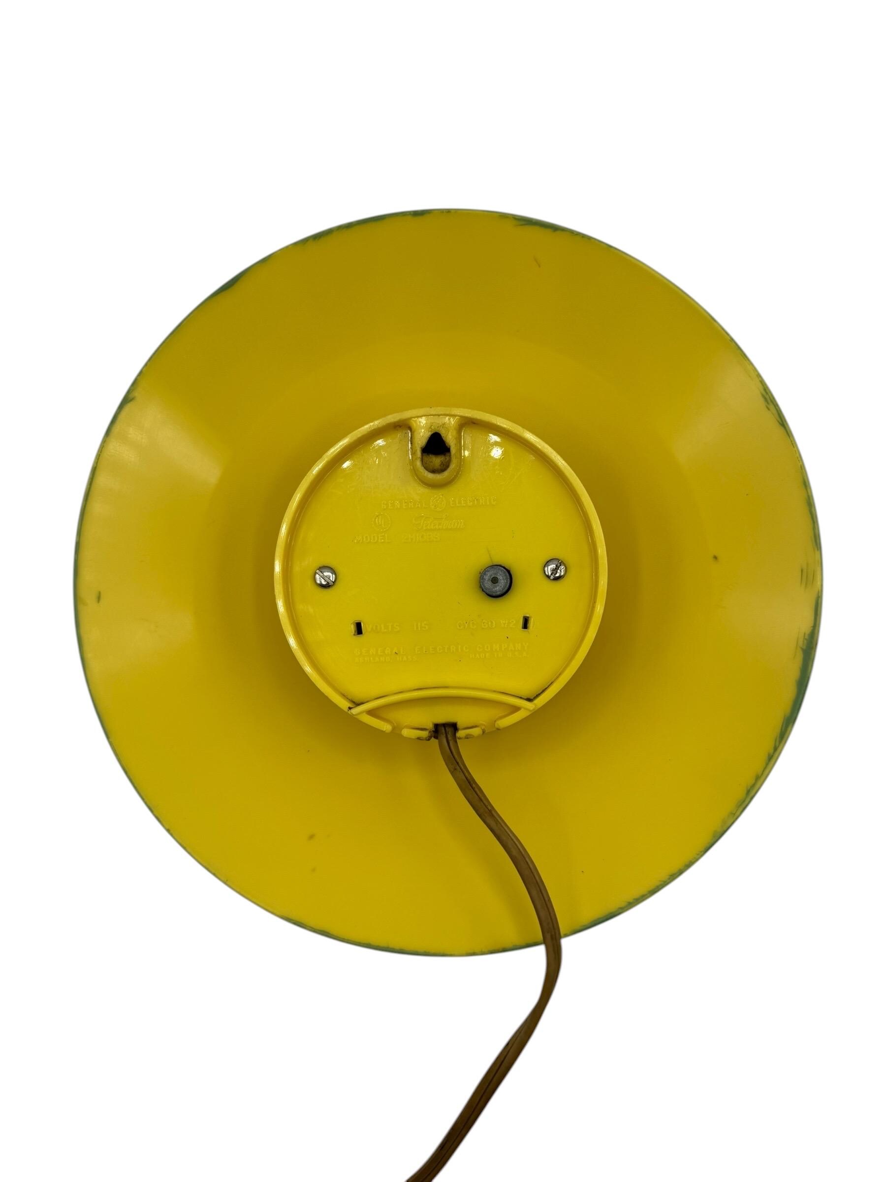 Vintage GE Telechron Wall Clock, Mid-century Modern Decor, Non