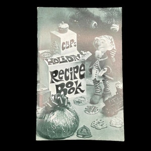 Vintage 1950s CL & P Holiday Recipe Cookbook, Christmas Cooking, Connecticut Customer Gift, Holiday Desserts, Advertising Cook Book