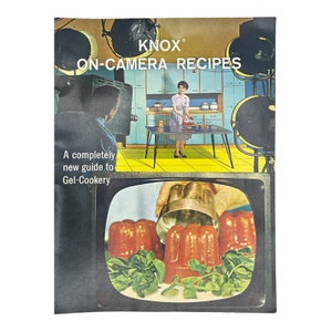 Vintage 1963 Knox Gelatin Cookbook: On Camera TV Recipes