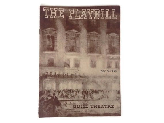 vintage 1939 playbill the world we make new york etsy how to make a play bill