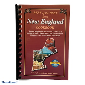 Vintage Cookbook, Best of the Best From New England, Selected Recipes from Favorite Cook Books, 1994, Vermont, Maine, Ct Regional Food