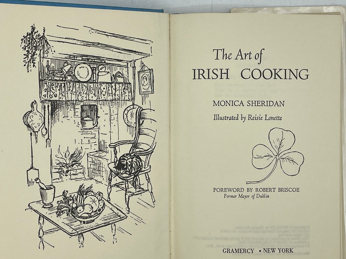 1960s Vintage Cookbook the Art of Irish Cooking 1965 Etsy