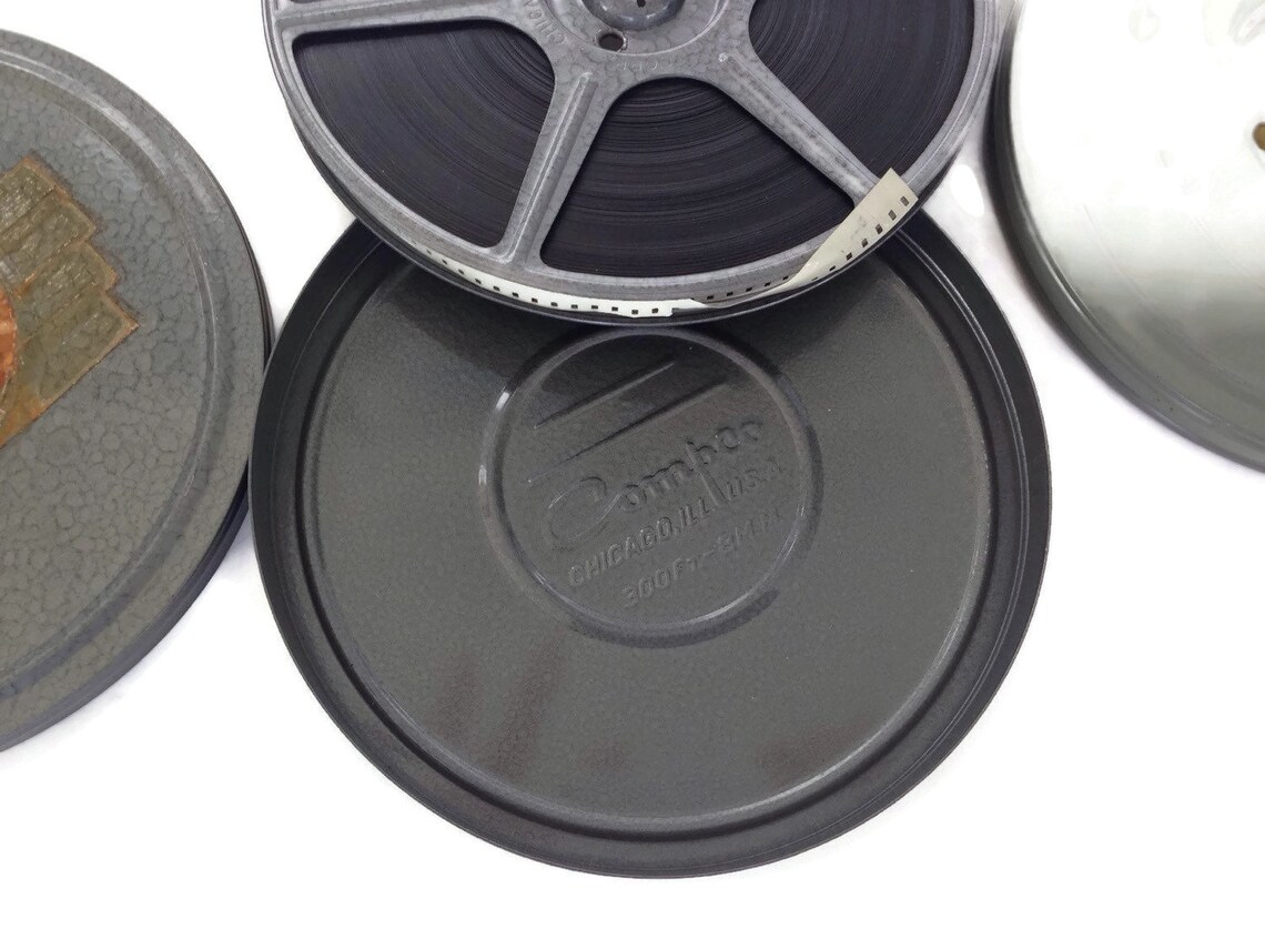 Vintage Film Canisters and Film Reels8 MMHome MoviesMetal Etsy