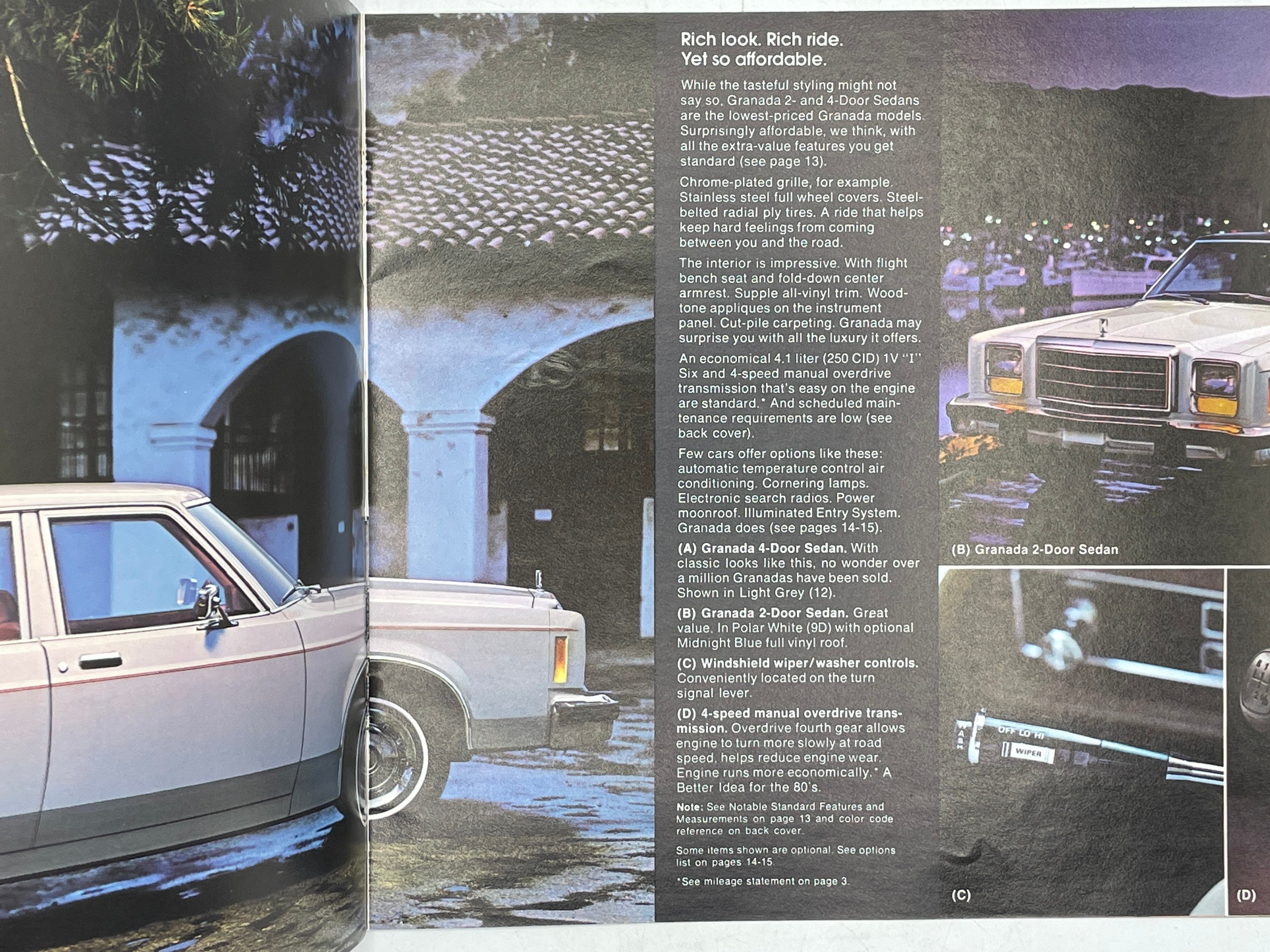 1980 Ford Granada Car Brochure: Vintage Dealer Booklet - Etsy