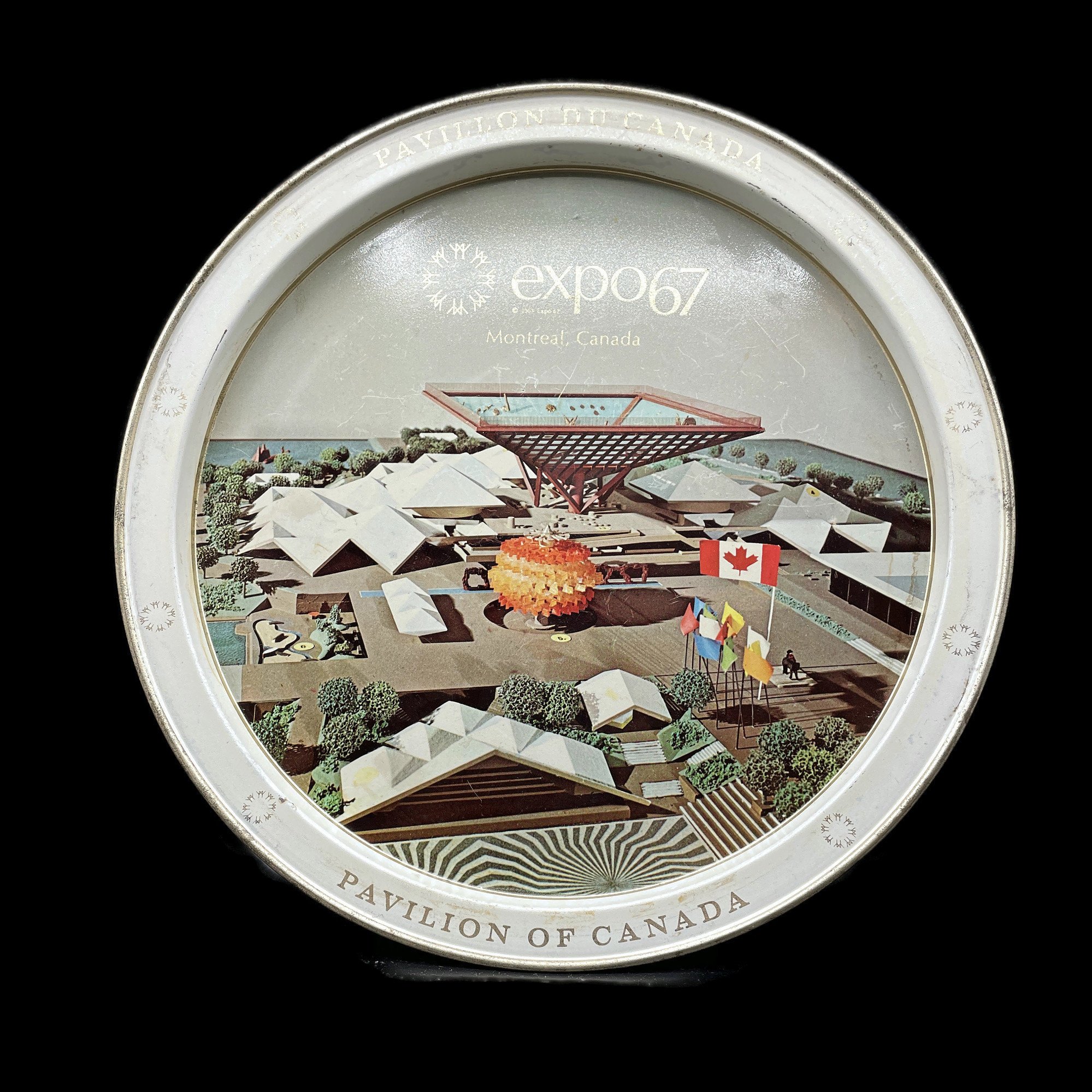 Vintage Expo 67 Montreal Tin Tray: Canada Pavilion Souvenir - Etsy