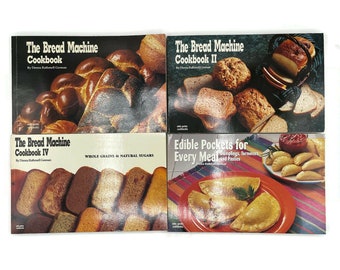 Vintage 1990s Nitty Gritty Cookbooks, Choose One, Bread Machine Cookbooks, Edible Pockets, Paperbacks, Bread Recipes