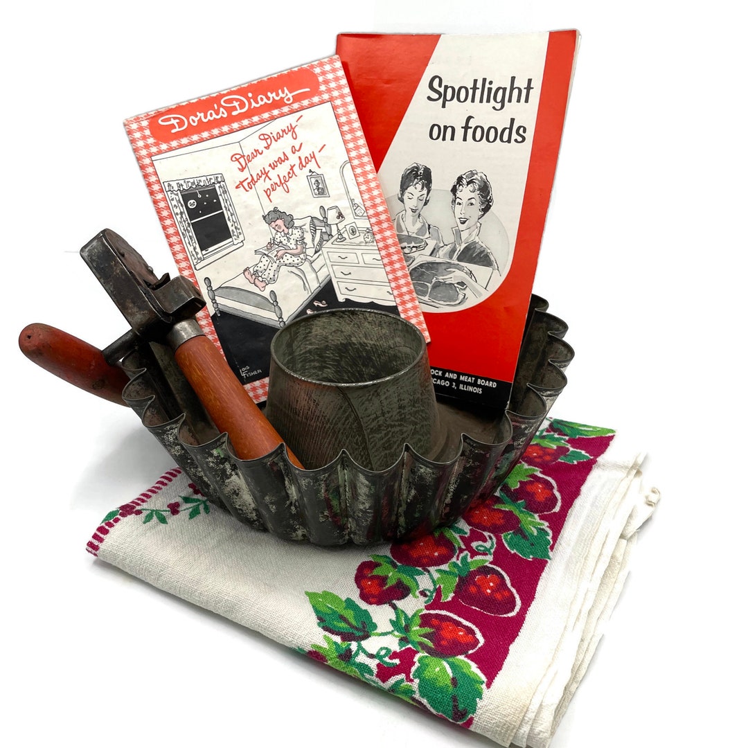 Vintage Red Kitchen Decor Instant Collection 1940s 1950s - Etsy