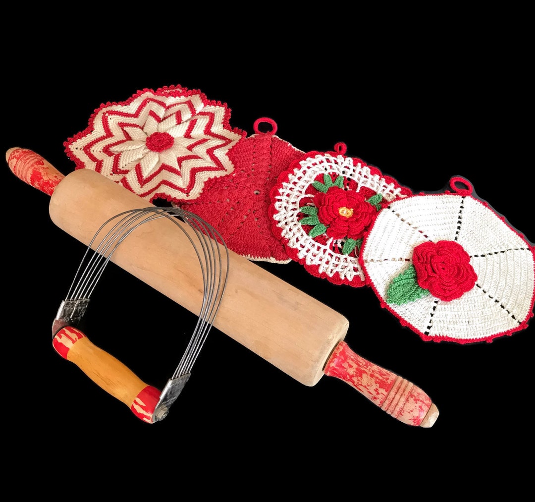 Vintage Kitchen Utensils Instant Collection Kitchen Decor Etsy