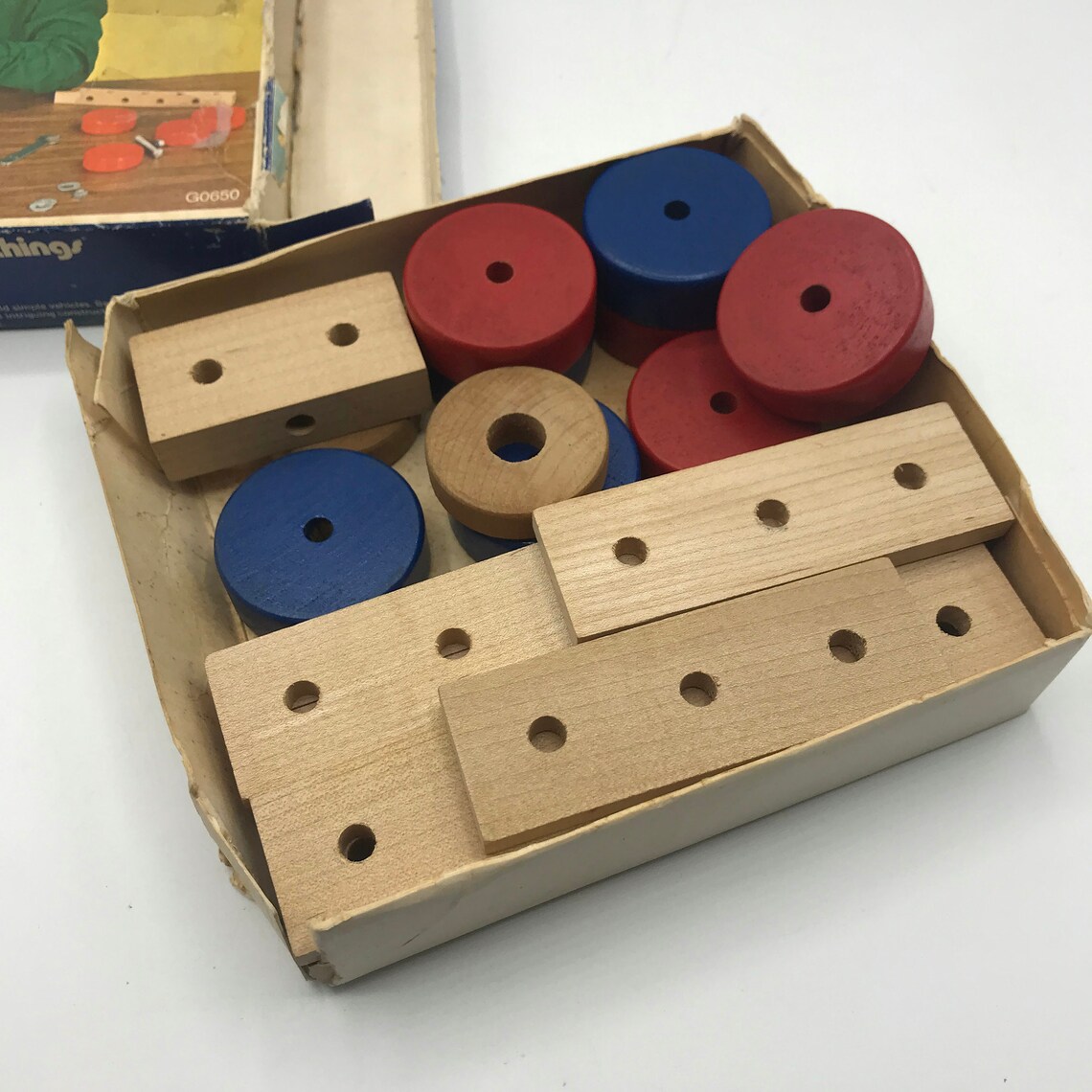 Vintage Wood Toy Creative Playthings Bolttight Wooden Car Etsy