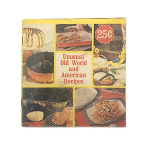 Vintage Nordic Ware Recipe Booklet: Unusual Old World & American Recipes