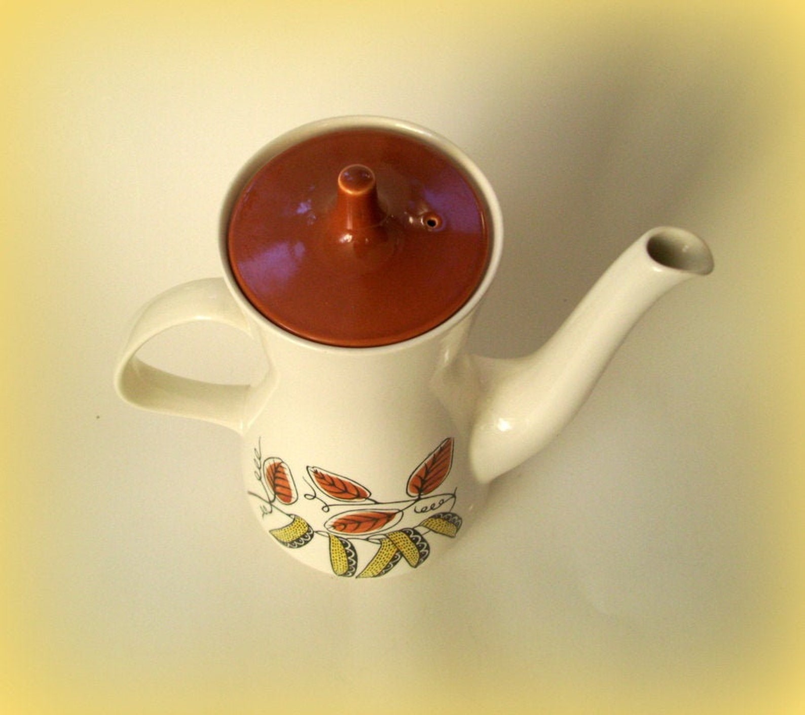 Mid Century 1960s Ceramic Coffee Pot Poole Pottery Coffee Pot Etsy