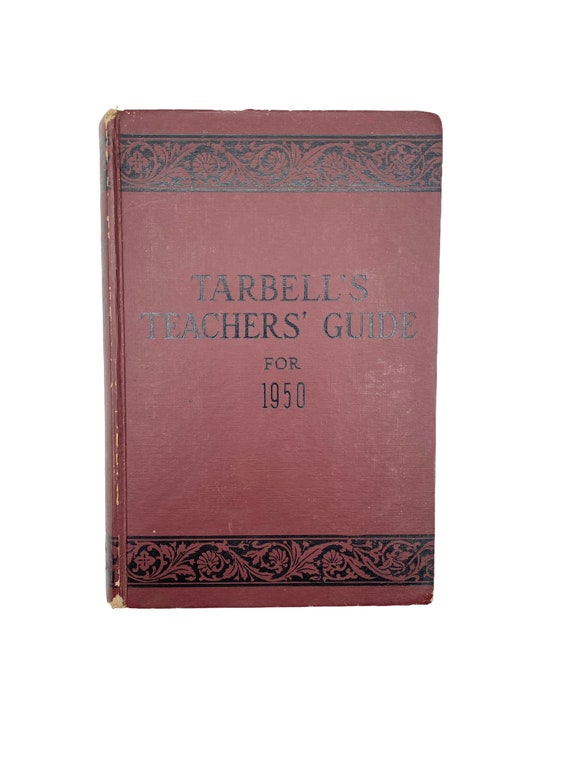 Vintage 1950 Tarbell's Teacher's Guide: Christian Bible Lessons
