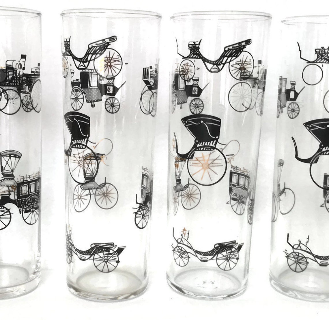 Vintage Libbey Glasses Collins Glasses Vintage Barware Tom Etsy