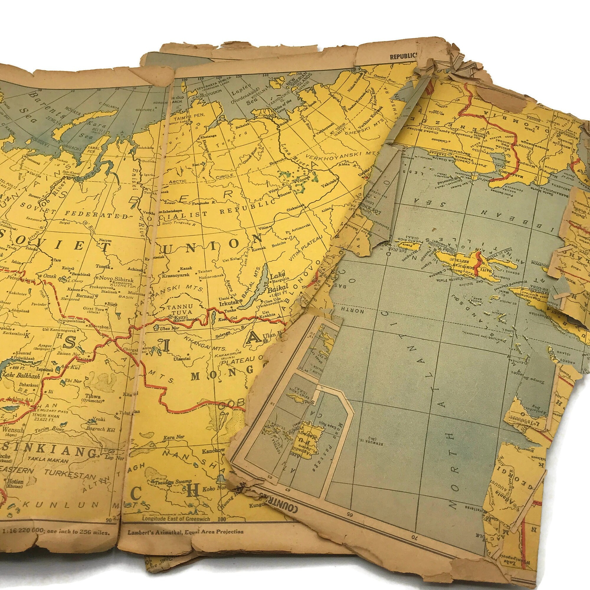 Old Rand Mcnally Maps Old Maps Bundle Vintage Maps Antique Wall Maps Very | Etsy Ireland