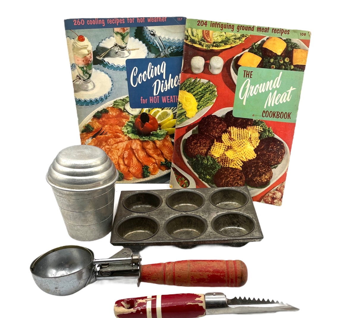 Vintage Red Kitchen Decor Instant Collection 1940s 1950s - Etsy