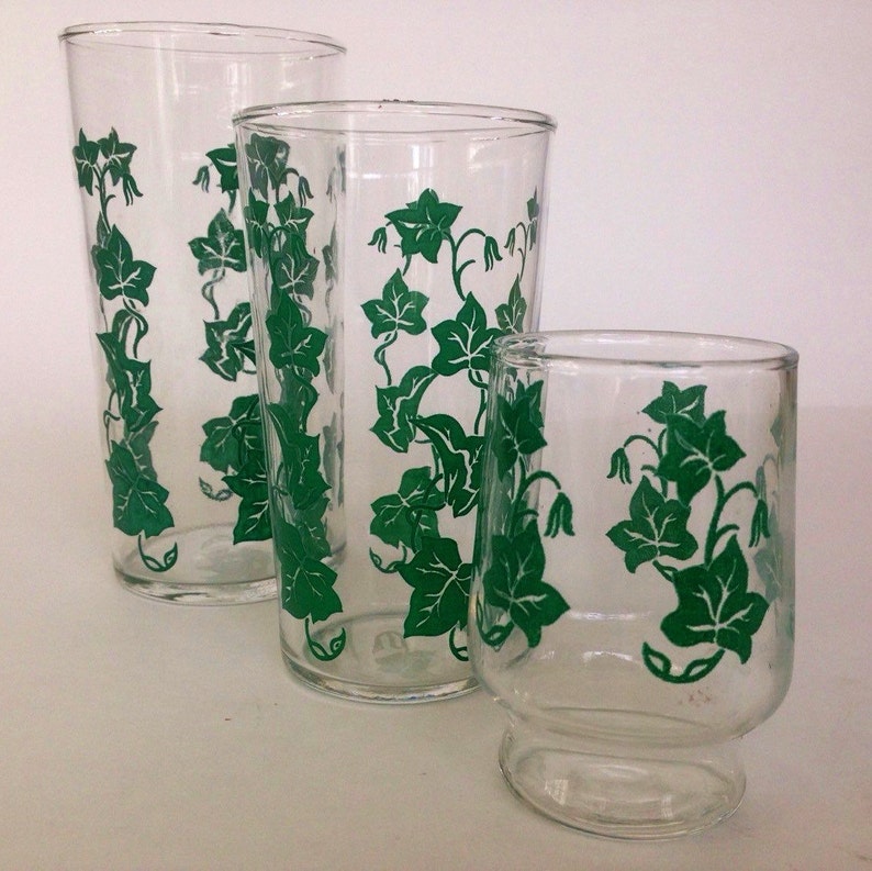 vintage federal drinking glasses