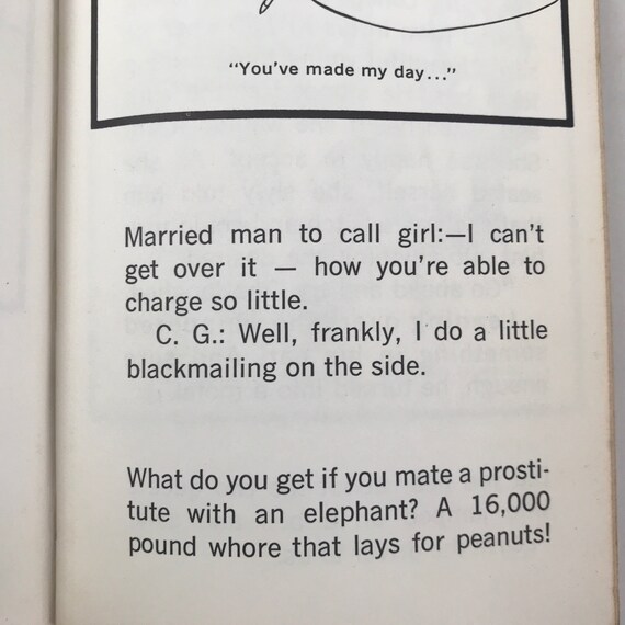 Vintage 60s Book Jokes For The Head 1965 Humor Book Bawdy Sexist Joke Book Bathroom Book Adult Book Humor Art Cartoons - 