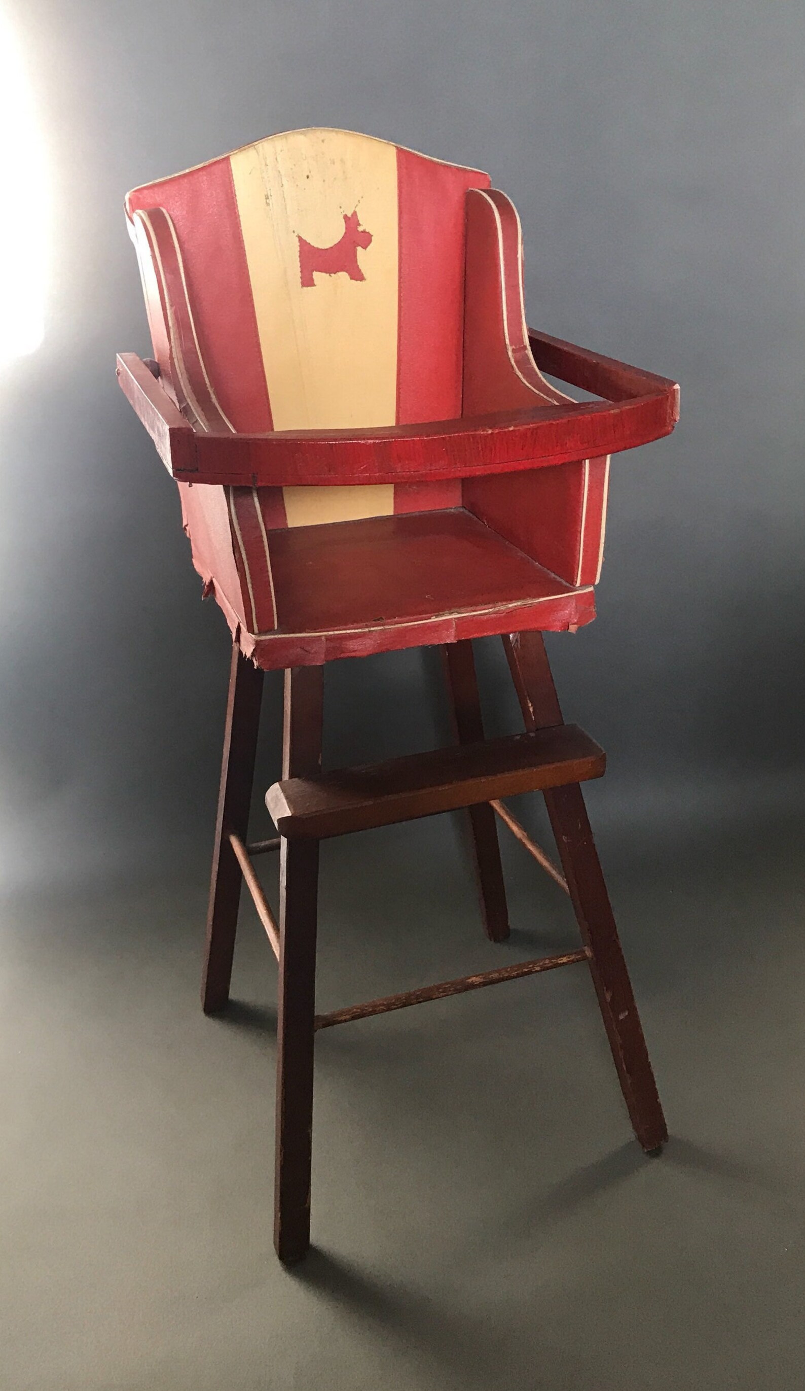 Antique Doll High Chair 1930s Doll Furniture Vintage Wood Etsy