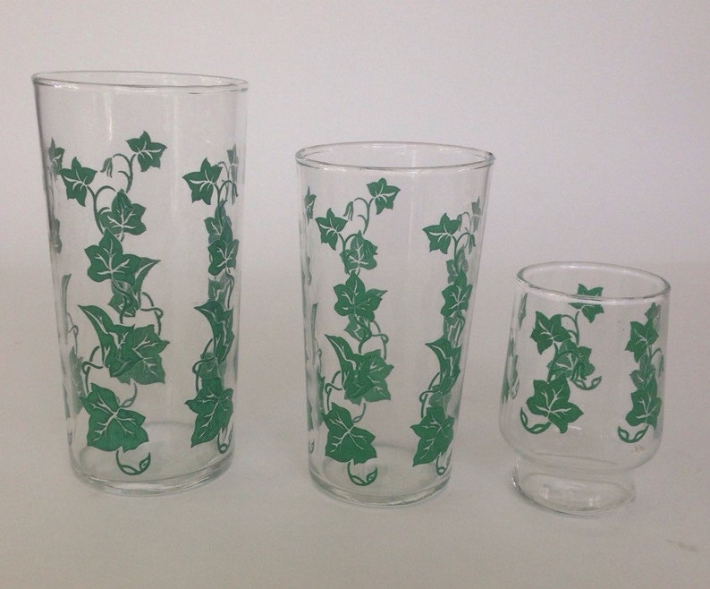 vintage federal drinking glasses