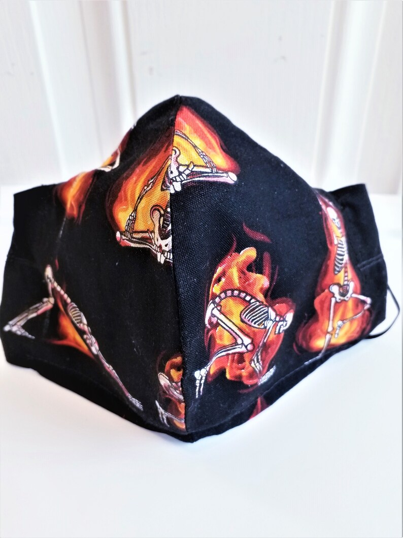 Face Mask HOT YOGA With Filter and Nose Wire Reusable Fabric Etsy