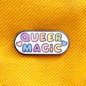 Queer Magic Enamel pin You're Welcome Club image 6