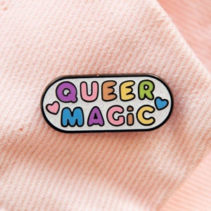 Queer Magic Enamel pin You're Welcome Club image 5