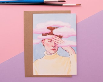 Postcard • In The Clouds • Hilde Sam Atalanta