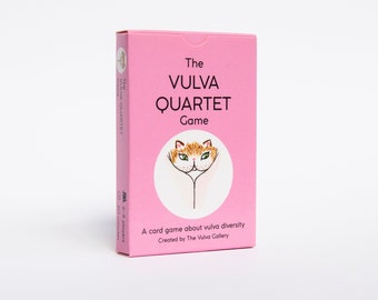 The Vulva Quartet Game • A card game about vulva diversity • by The Vulva Gallery