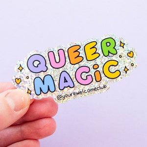 Pegatina • Magia Queer • Club de Bienvenidos