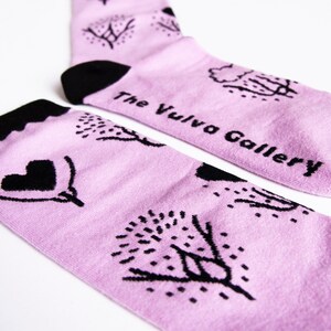 Vulva Diversity Socks Lilac The Vulva Gallery image 4