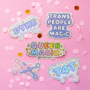 Glitter Stickers • Queer Magic • You're Welcome Club