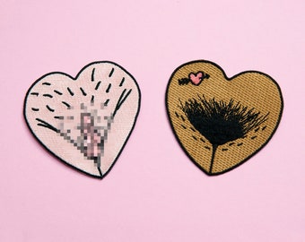 Vulva Embroidered Patch • Duo Set • The Vulva Gallery