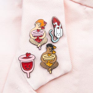 Period Positive • Pin set • You're Welcome Club