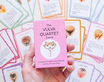 The Vulva Quartet Game • A card game about vulva diversity • by The Vulva Gallery